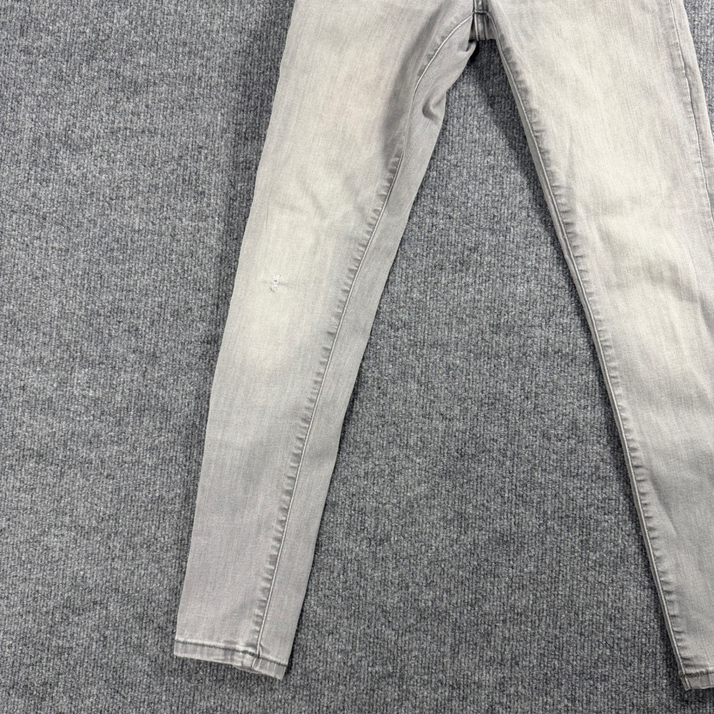 Banana Republic Sculpt Skinny Jeans Womens 26/2 LightGray Denim Pants Distressed - Picture 5 of 11